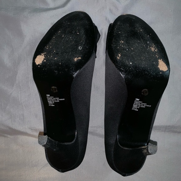 Black Open Toe 3” Heel - Picture 6 of 6